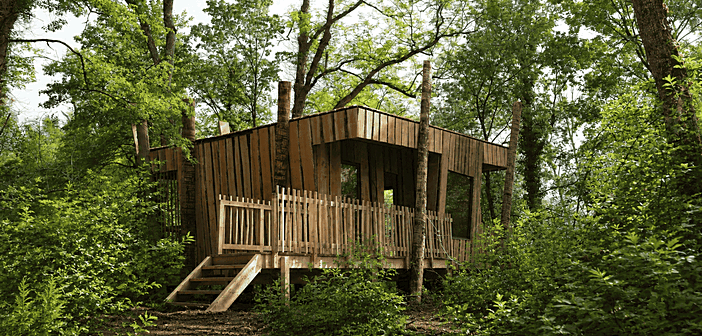 Cabanes de L’orvanne – Arquitetura concebida pela natureza e para a natureza